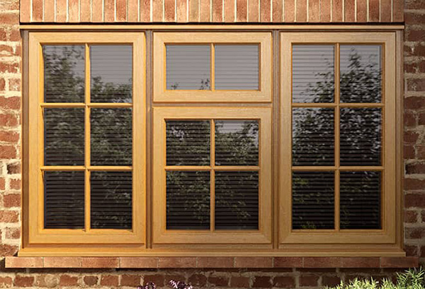 انواع پنجره های چوبی دوجداره