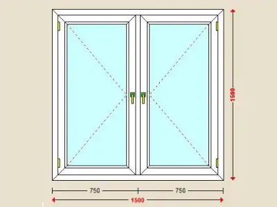 ابعاد استاندارد پنجره دوجداره کشویی